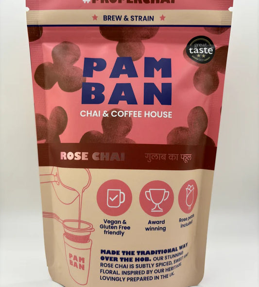 Pamban Rose Chai - Brew & Strain 250g