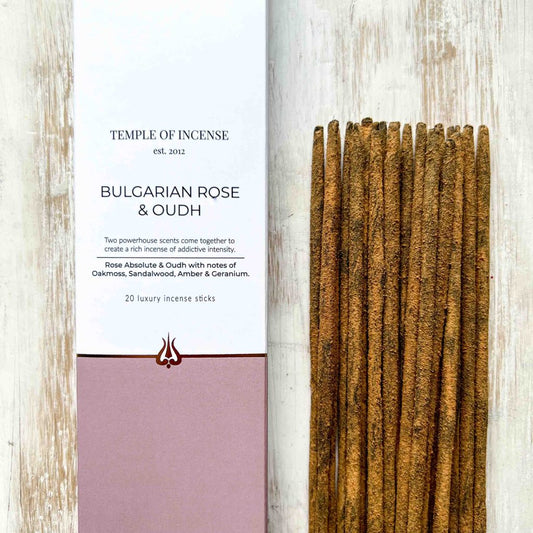 Temple of Incense Bulgarian Rose & Oudh 20 sticks