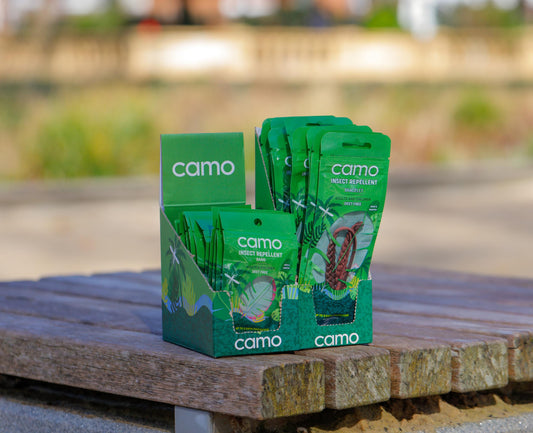 CAMO Faux Leather Insect Repellent Bracelets each