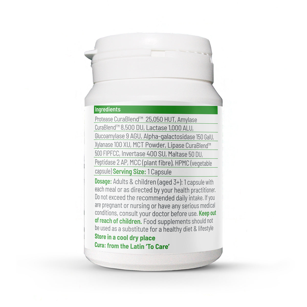 CuraZyme Vital 30 Caps | Planet Organic
