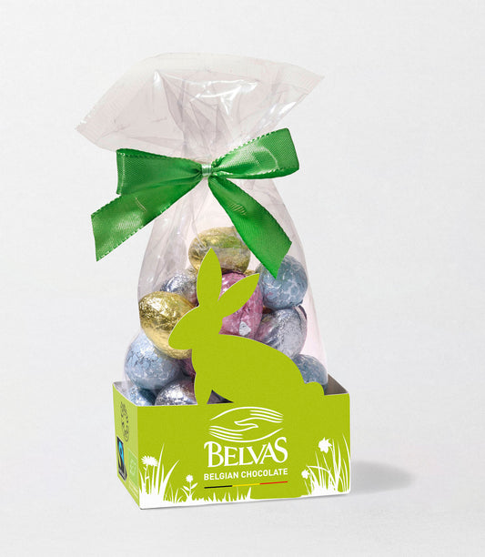 Belvas Organic Filled Mixed Mini Eggs 150g