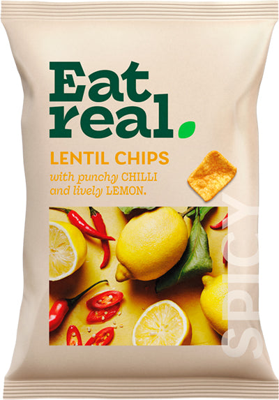 Eat Real Lentil Chilli Lemon Chips 95g