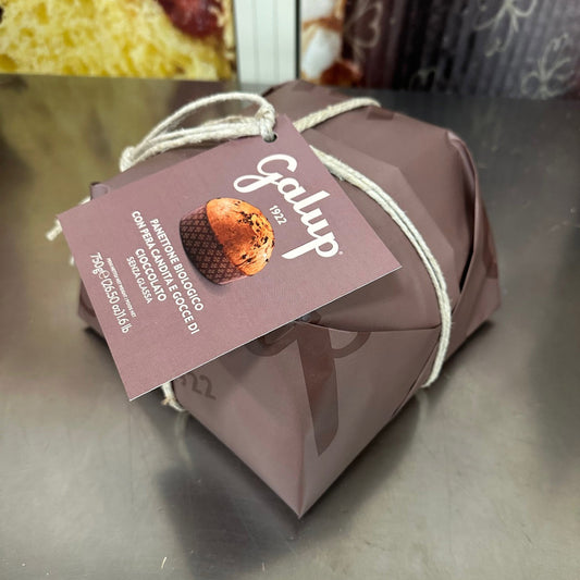 Galup Organic Traditional Milan Pear & Chocolate Drop Panettone 750g