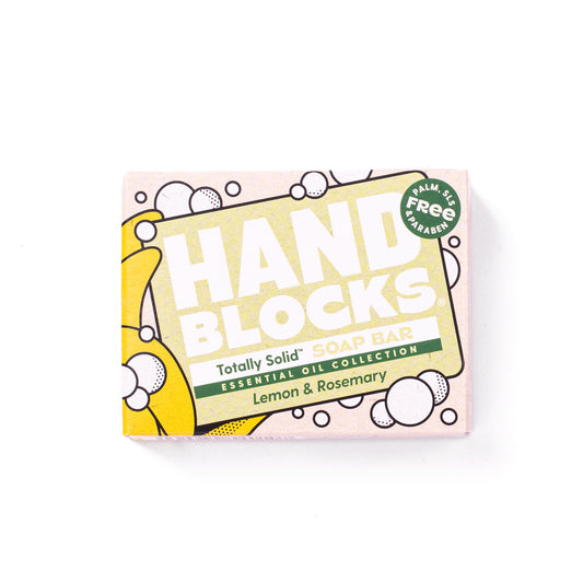 Hand Blocks Soap Bar - Lemon & Rosemary 100g