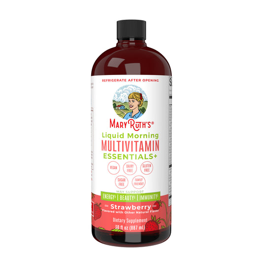"MaryRuth's Liquid Morning Multivitamin Essentials+, Strawberry" 887ml