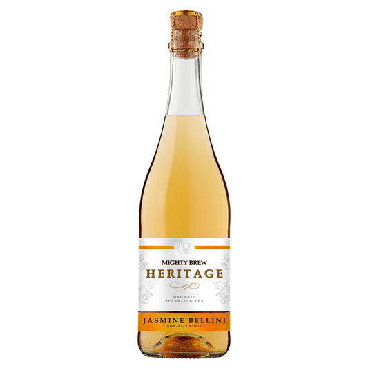 Mighty Brew Heritage Jasmine Bellini Organic Kombucha 750ml