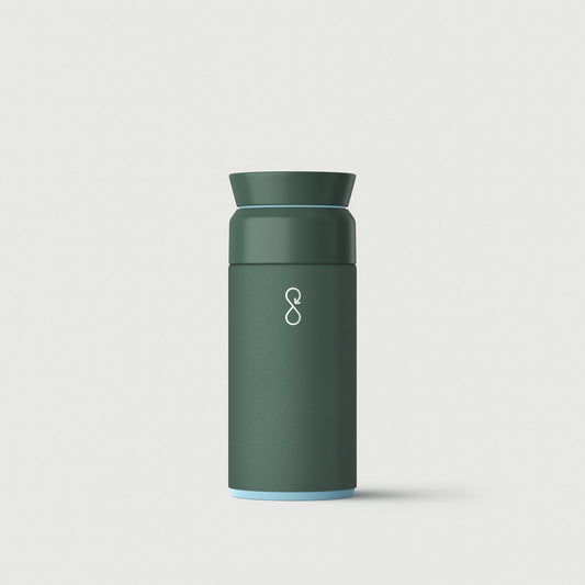 Ocean Bottle Brew Flask Forest Green 350ml