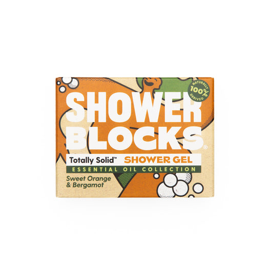 Shower Blocks Solid Shower Gel - Sweet Orange & Bergamot 100g