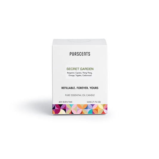Purscents Secret Garden Refillable Candle - Luna 220g