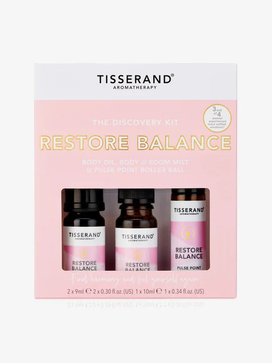 Tisserand Restore Balance Discovery Kit 2x9ml, 1x10ml