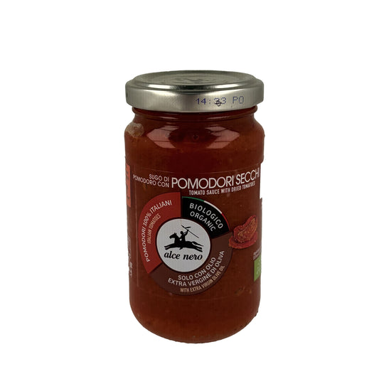Alce Nero Organic Tomato Sauce with Sun Dried Tomatoes 200g