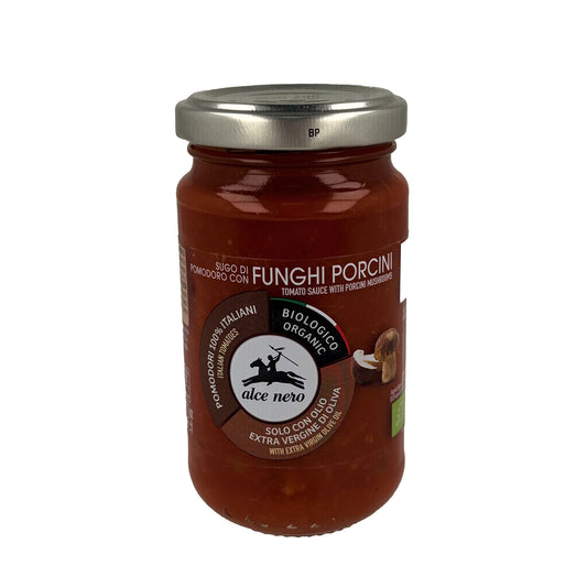 Alce Nero Organic Tomato sauce with porcini mushroom 200g
