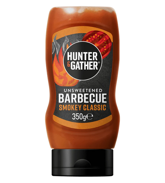 Hunter & Gather Unsweetened BBQ Sauce 350g - squeezy bottle