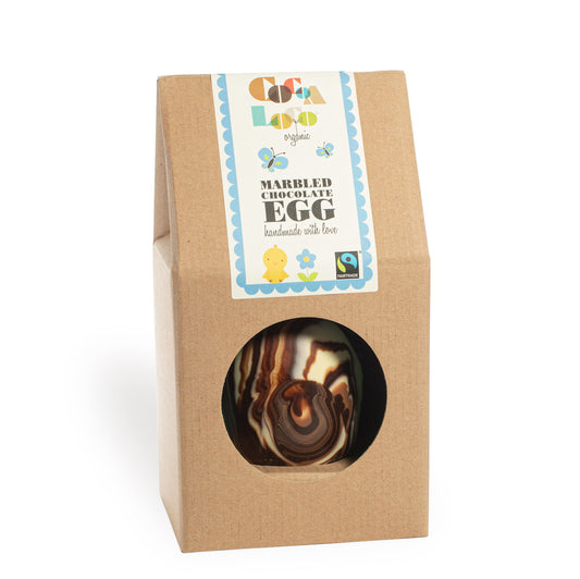 Cocoa Loco Marbled Chocolate Egg 225g
