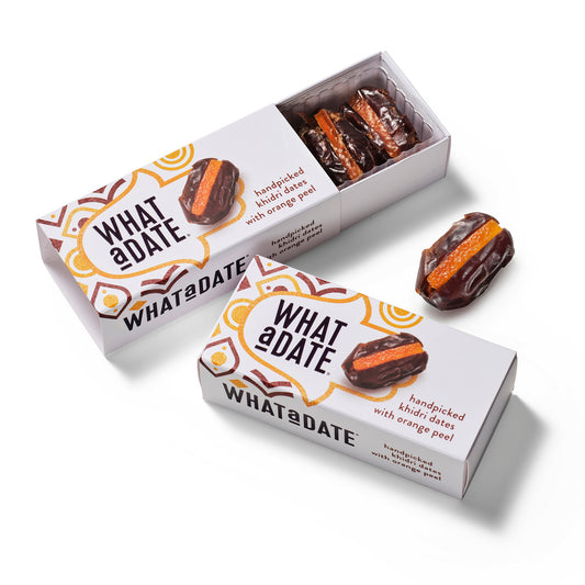 What a Date Orange Peel - Snack Box 4 pcs