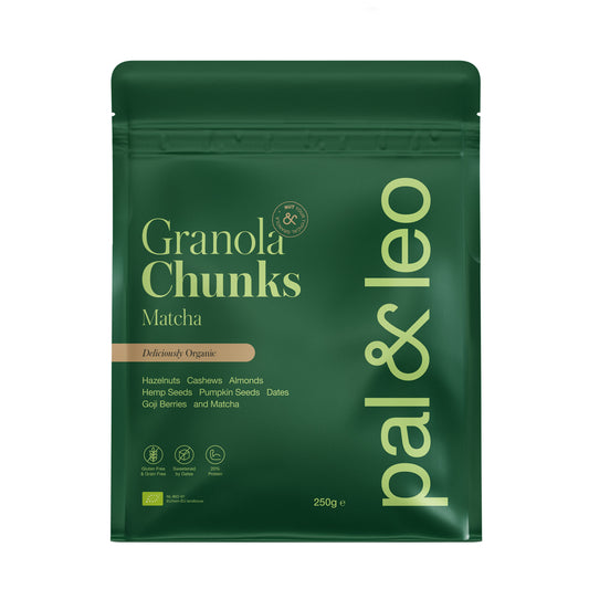 Pal & Leo Organic Granola Chunks - Matcha 250g