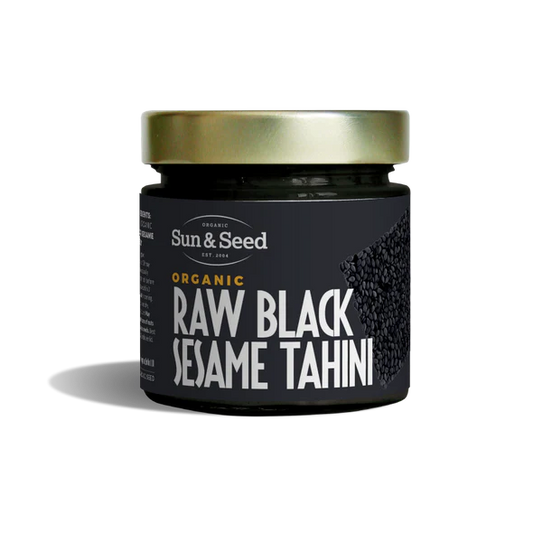 Sun & Seed Raw Black Tahini 200g