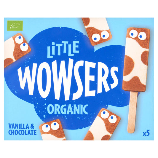 Wowsers Organic Little Vanilla & Chocolate 5x65ml