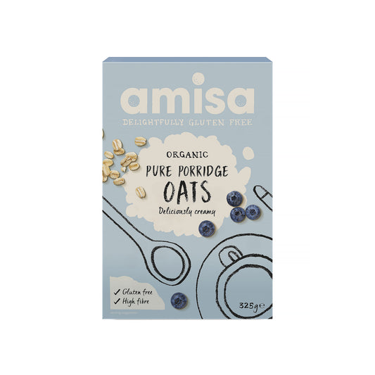 Amisa Organic Gluten Free Porridge Oats 325g