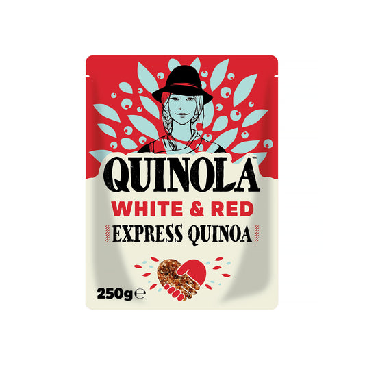 Quinola Fairtrade White & Red Express Quinoa 250g