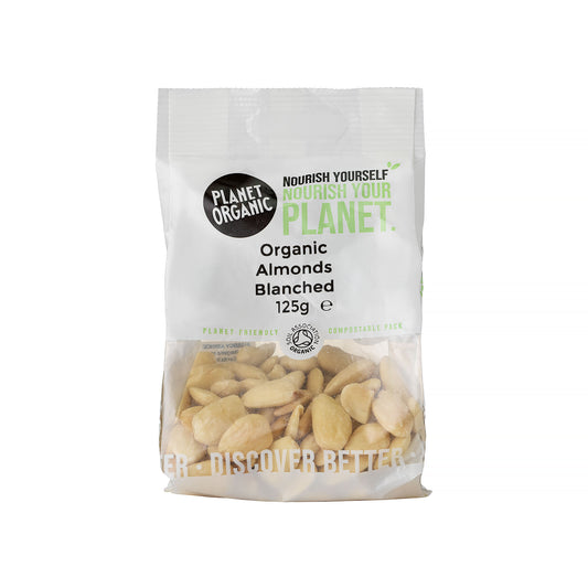 Planet Organic Almonds Blanched 125g
