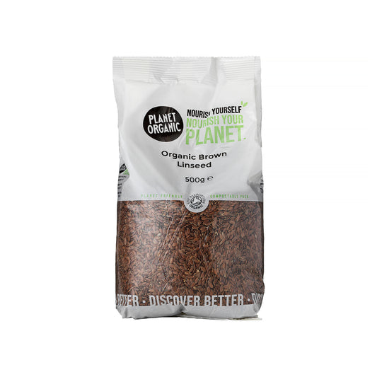Planet Organic Linseed Brown 500g