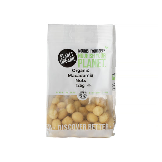 Planet Organic Macadamia Nuts 125g