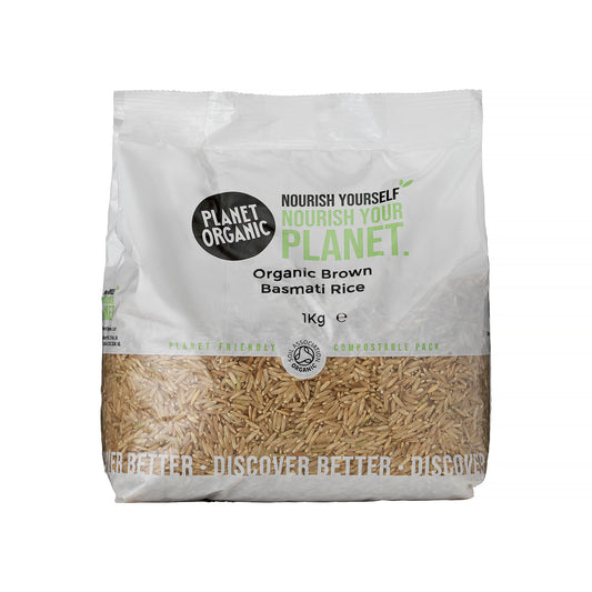 Planet Organic Brown Basmati Rice 1 kg