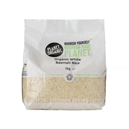 Planet Organic White Basmati Rice 1kg