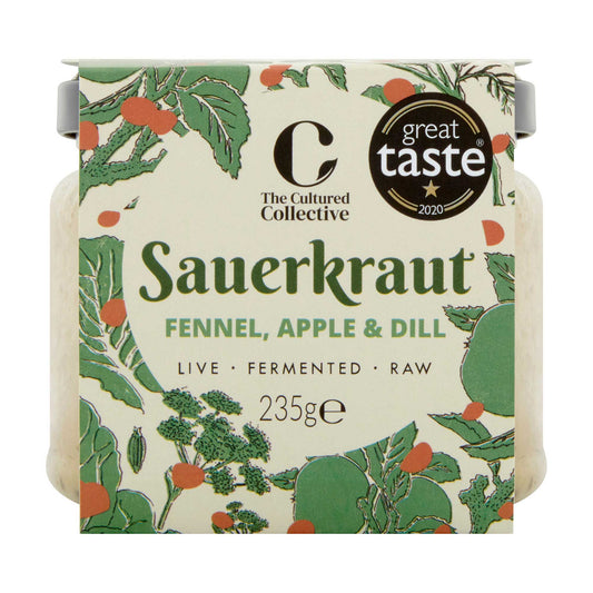 The Cultured Collective Fennel, Apple & Dill Sauerkraut
