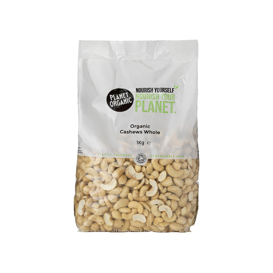 Planet Organic Cashews Whole 1 kg