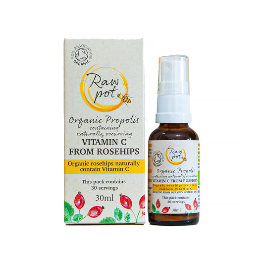 Raw Pot propolis with vitamin C from rosehips 30ml