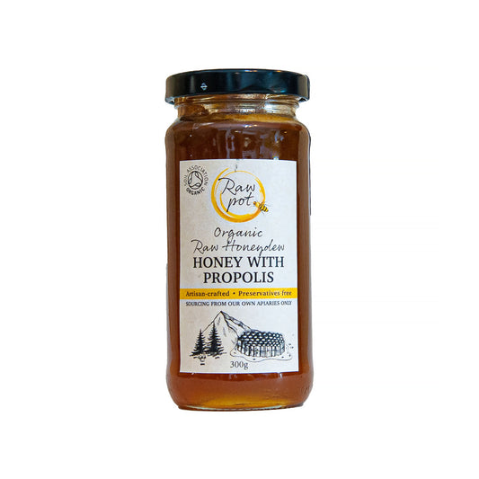 Raw Pot Honeydew Honey with Propolis 300g