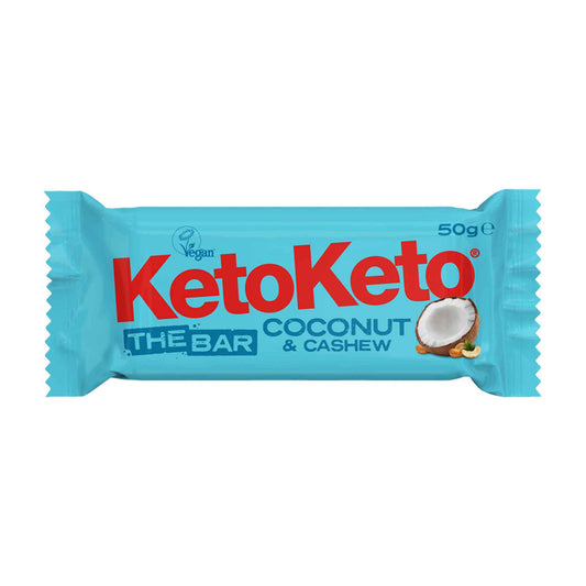 Ketoketo Coconut Cashew Keto Biscuit Bar 50g