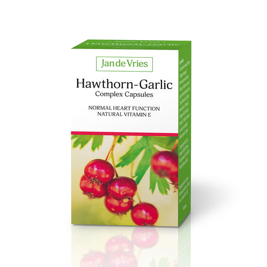Jan de Vries Hawthorn Garlic 90 Caps