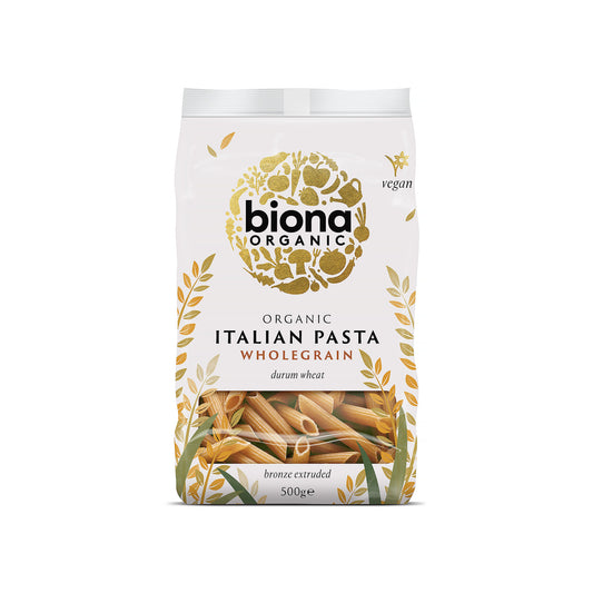 Biona Whole Wheat Penne 500g
