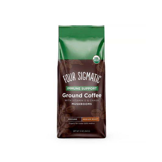 Four Sigmatic Immune Support Ground Coffee with Vit.D & Chaga Mushroom 340g