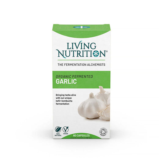 Living Nutrition Fermented Garlic 60 Caps