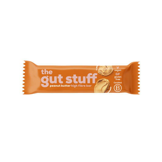 The Gut Stuff Peanut Butter High Fibre Bar 35g