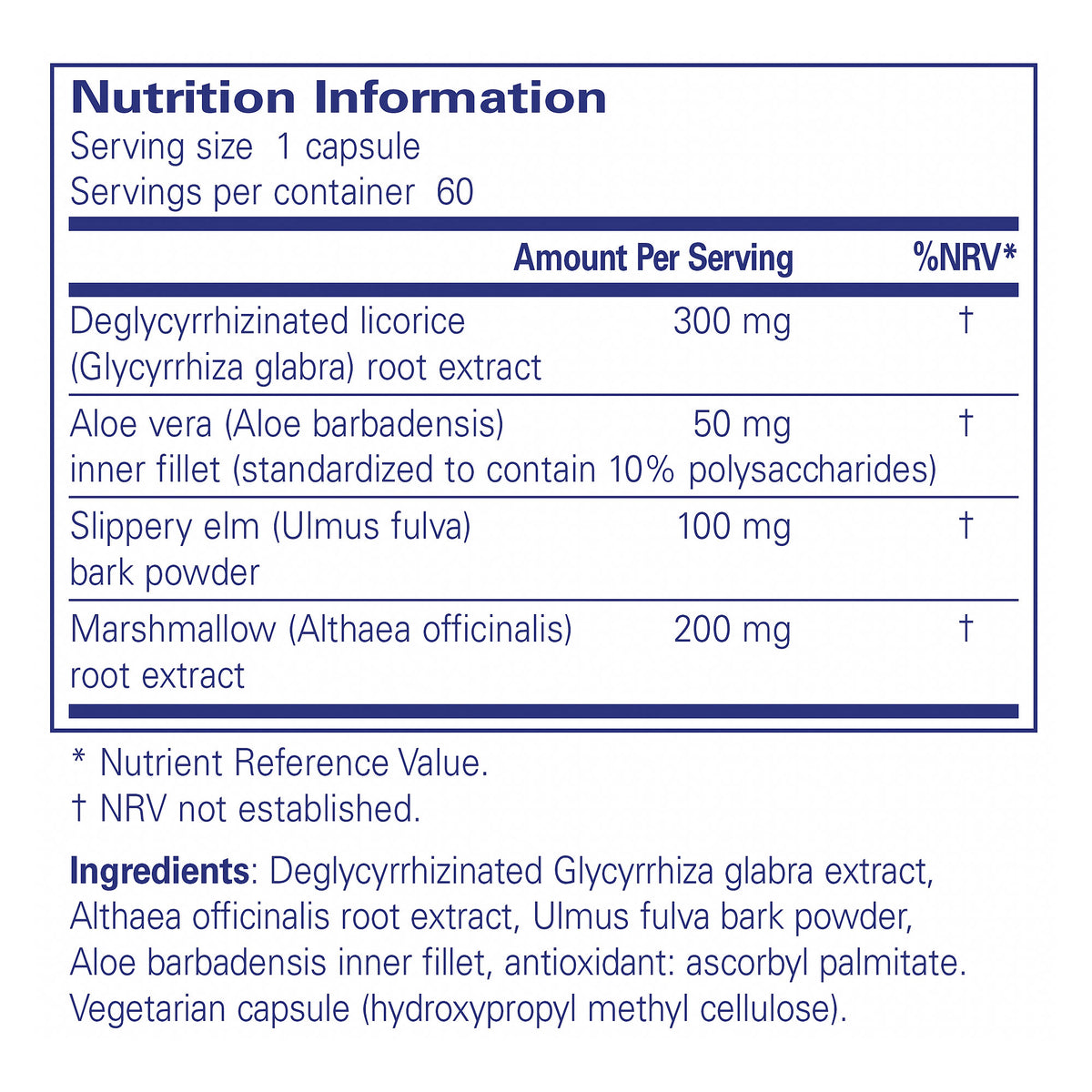 Pure Encapsulations DGL Plus 60 caps | Planet Organic