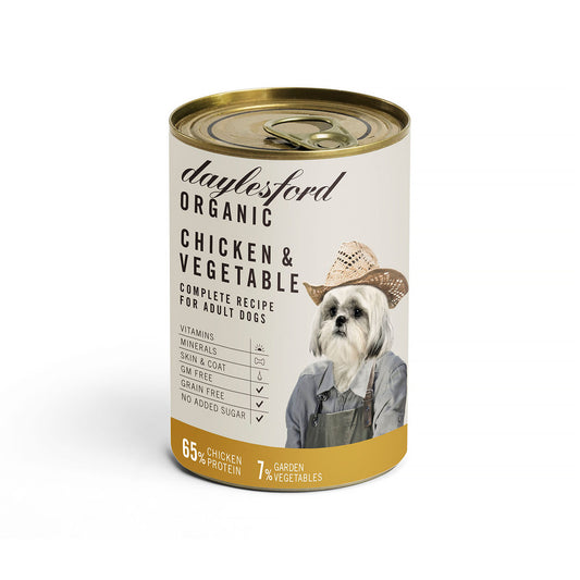 Daylesford Wet Dog Food - Chicken & Vegetable 400g