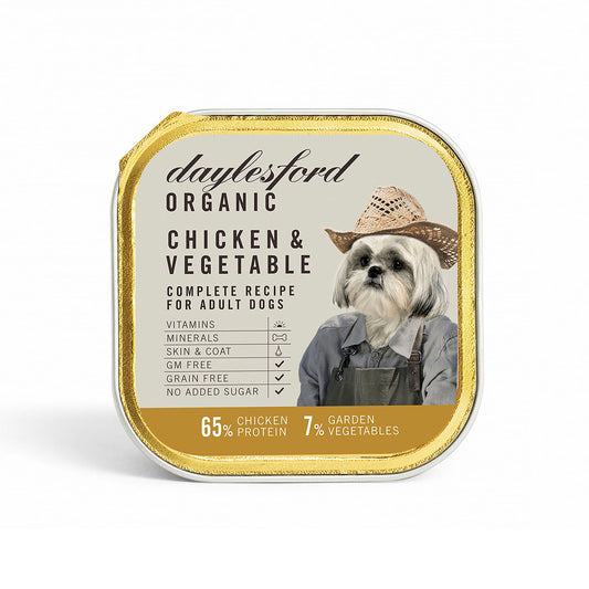 Daylesford Wet Dog Food - Chicken & Vegetable 150g