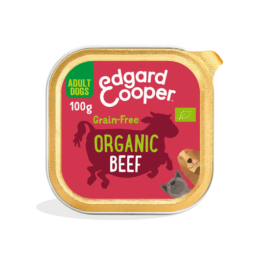 Edgard & Cooper Adult Dog Cup - Beef with Coconut & Chia Seeds 100g