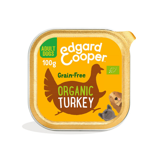 Edgard & Cooper Adult Dog Cup - Turkey with Coconut & Chia Seeds 100g
