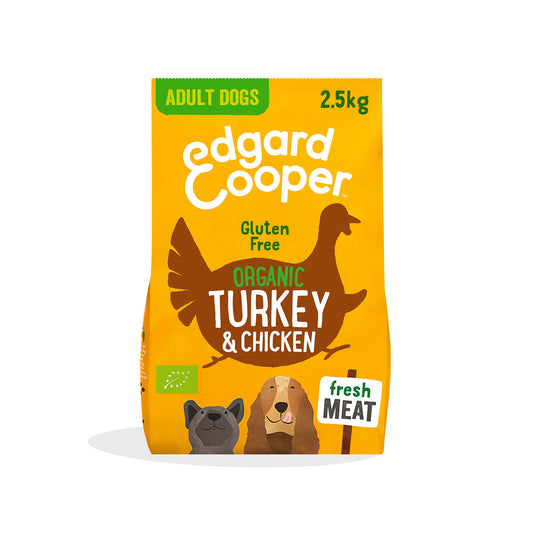 Edgard & Cooper Dog Kibble - Fresh Turkey & Chicken 2.5kg