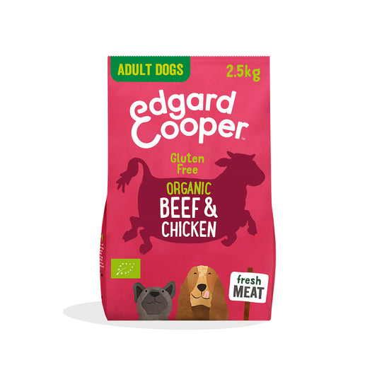 Edgard & Cooper Dog Kibble - Fresh Beef & Free-Range Chicken 2.5kg