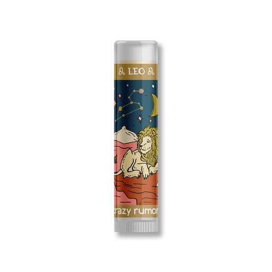 Crazy Rumors Zodiac Lip Balm Leo Fire Blend 4g