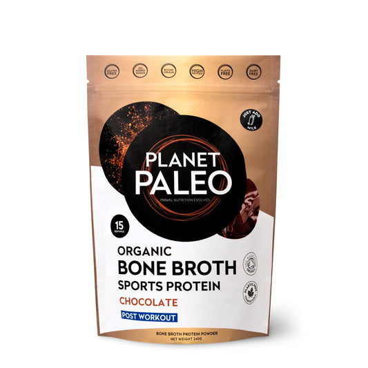 Organic Bone Broth Sport Protein - Chocolate 240g