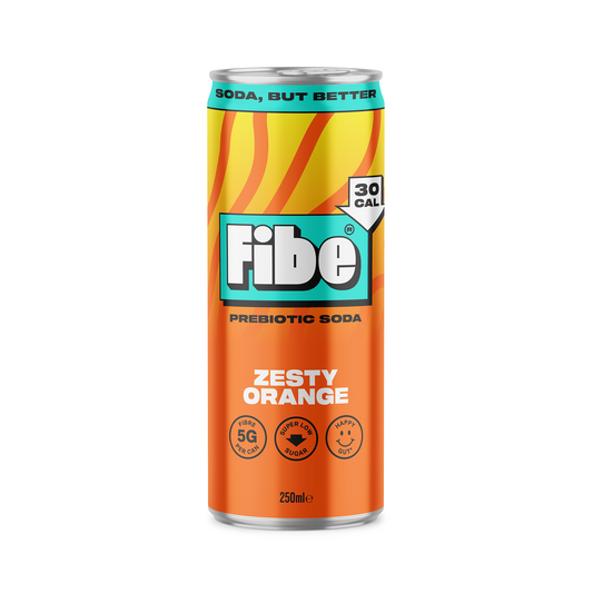 Fibe Zesty Orange Prebiotic Soda 250ml