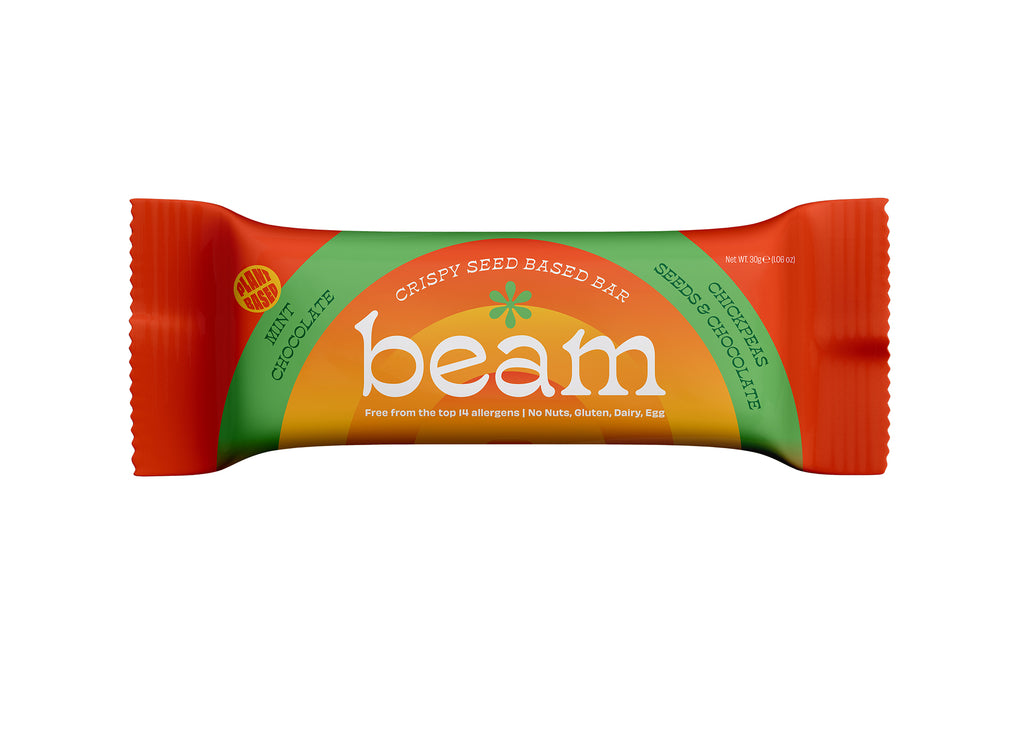Beam Crispy Seed Based Bar Mint Chocolate 30g 